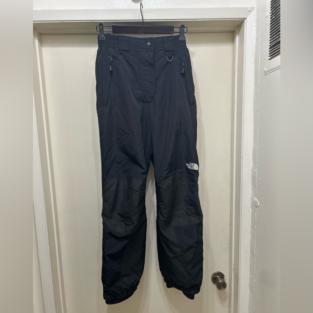 The North Face Snow Pants Womens Size 6 Double Knee Lined Ski Snowboard Black